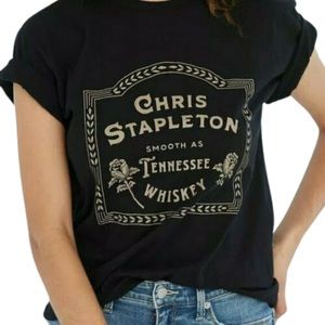 Women's Chris Stapleton Short Sleeve Graphic T-Shirt - Black XXL
